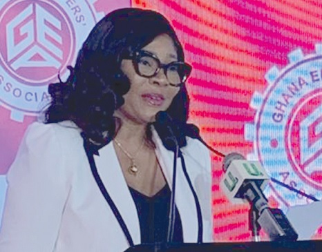 Matilda Asante-Asiedu (left), Second Deputy Governor of the Bank of Ghana, addressing participants in the 11th Conference of the GEA Women in HR ConferenceMatilda Asante-Asiedu (left), Second Deputy Governor of the Bank of Ghana, addressing participants in the 11th Conference of the GEA Women in HR Conference