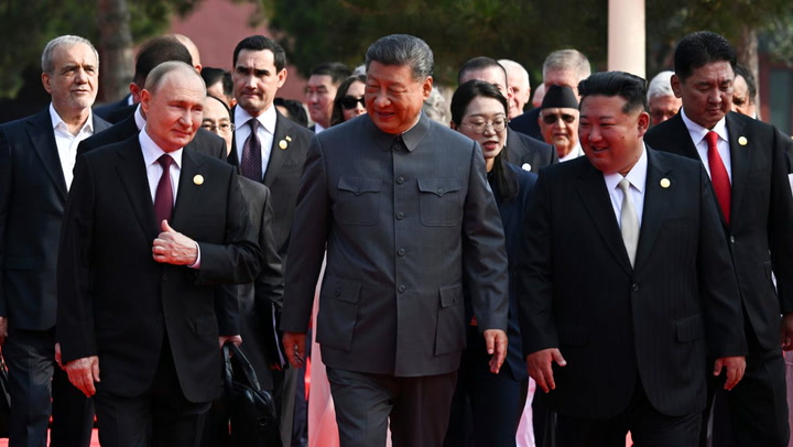 Trump accuses Xi, Putin and Kim of ‘conspiring’ against US after China unveils new long range missiles