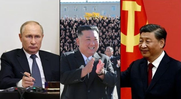 Russia's Vladimir Putin, North Korea's Kim Jong Un and China's Xi Jinping (Reuters/File) Russia's Vladimir Putin, North Korea's Kim Jong Un and China's Xi Jinping (Reuters/File)