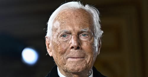 Giorgio Armani Fashion mogul Giorgio Armani dead at 91