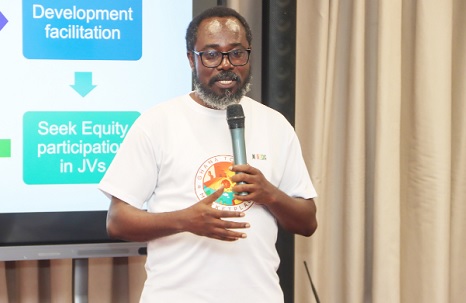 Prof. Kobby Mensah, CEO, Ghana Tourism Development Company, addressing the forum. Picture: ELVIS NII NOI DOWUONA Prof. Kobby Mensah, CEO, Ghana Tourism Development Company, addressing the forum. Picture: ELVIS NII NOI DOWUONA