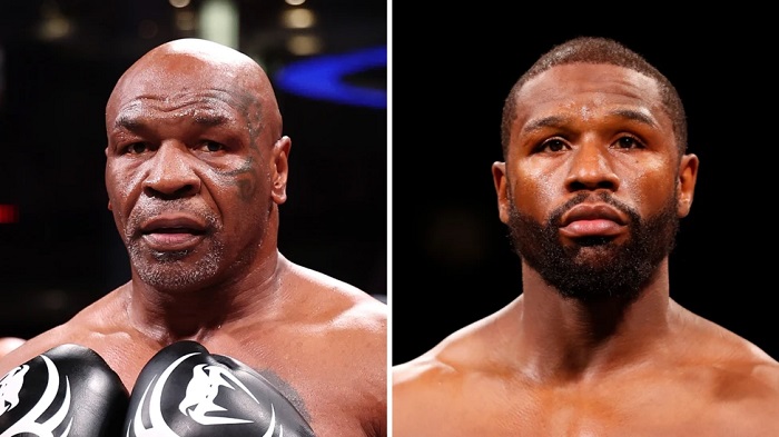 Tyson (left) and Mayweather are regarded as two of the best boxers of all time Tyson (left) and Mayweather are regarded as two of the best boxers of all time