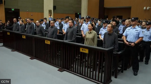 A total of 39 members of the Ming family were sentenced on Monday
