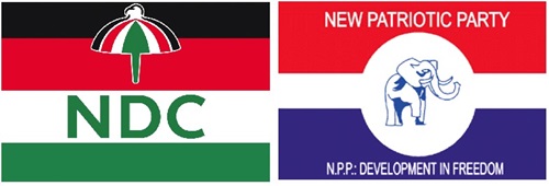 Symbols of the NDC(left) and NPP