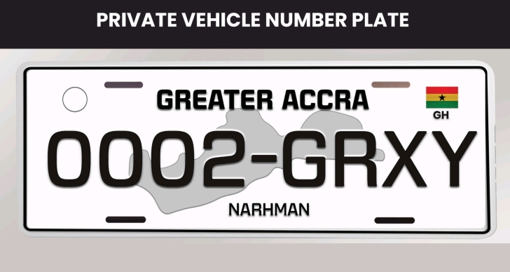 All vehicles in Ghana to receive new number plates from April 1, 2026 - DVLA