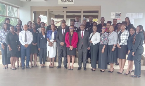 Officials of International Justice Mission and participants who attended the training session Officials of International Justice Mission and participants who attended the training session