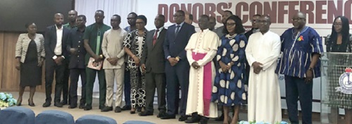 Stakeholders after the Caritas Ghana donors' conference Stakeholders after the Caritas Ghana donors' conference