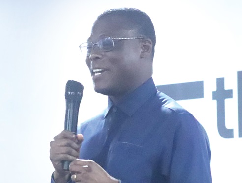 Fifi Fiavi Kwetey (right), General Secretary, National Democratic Congress, speaking at the conference in Kumasi Fifi Fiavi Kwetey (right), General Secretary, National Democratic Congress, speaking at the conference in Kumasi
