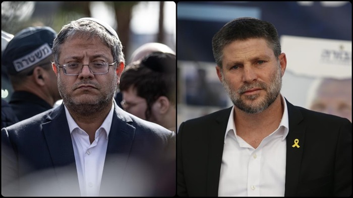 Israel's National Security Minister Itamar Gvir, Finance Minister Bezalel Smotrich added to list of sanctioned individuals, says foreign minister Israel's National Security Minister Itamar Gvir, Finance Minister Bezalel Smotrich added to list of sanctioned individuals, says foreign minister