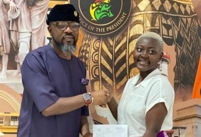 Director of Diaspora Affairs, Kofi Okyere Darko(left) and Chef Abbys Office of Diaspora Affairs partners Chef Abbys to showcase Ghanaian cuisine globally