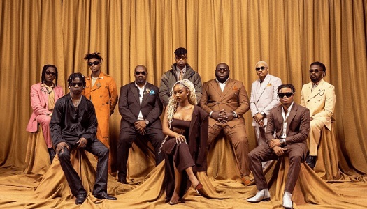 Don Jazzy(third from left of back row) with team Why Ghanaian labels should study Nigeria’s Mavin Records