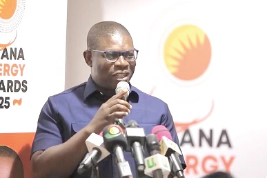 Richard Gyan-Mensah, Deputy Minister of Energy and Green Transition, addressing stakeholders at the launch of the 9th Ghana Energy Awards Richard Gyan-Mensah, Deputy Minister of Energy and Green Transition, addressing stakeholders at the launch of the 9th Ghana Energy Awards