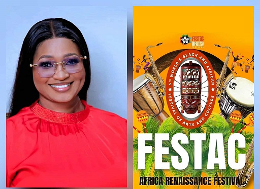 the CEO of Ghana Tourism Authority (GTA), Maame Afua Huoadjeto, FESTAC Africa festival 2025 launched with a call to cement Africa’s legacy