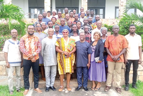 The workshop participants and resource persons