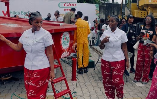 Hilda Baci completes GWR jollof rice cooking attempt Hilda Baci completes GWR jollof rice cooking attempt despite pot collapsing on fire