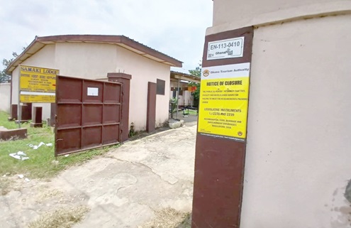 The Samaki Guest House in Koforidua was also closed down