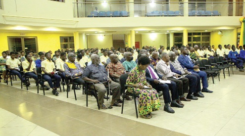 The audience at the event