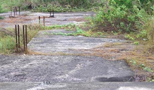 A stalled project on the campus