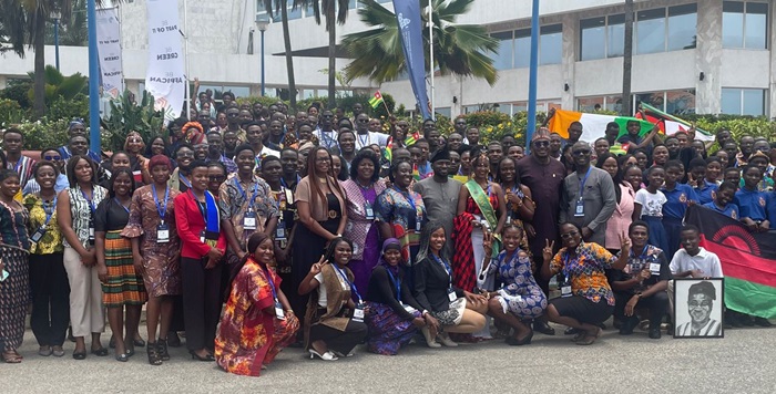 Participants at the African Youth Conference on Natural Resources and Environmental Governance, held in Accra from September 11 to 13, 2025. 