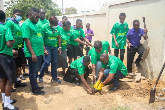 GNPC launches ECO Club with tree planting exercise in Tema