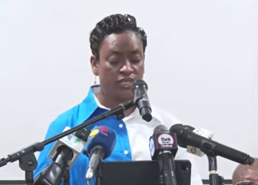 Director-General of the Criminal Investigations Department (CID), COP Lydia Yaako Donkor briefing the press Director-General of the Criminal Investigations Department (CID), COP Lydia Yaako Donkor briefing the press