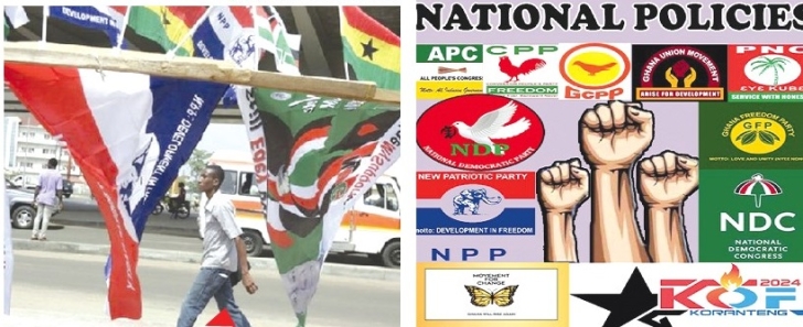 The colours and symbols of political parties in the country The colours and symbols of political parties in the country