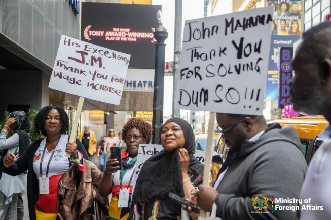 How President Mahama was welcomed in New York for UN General Assembly