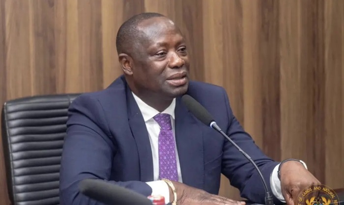 The Minister for Lands and Natural Resources - Mr Emmanuel Armah-Kofi Buah