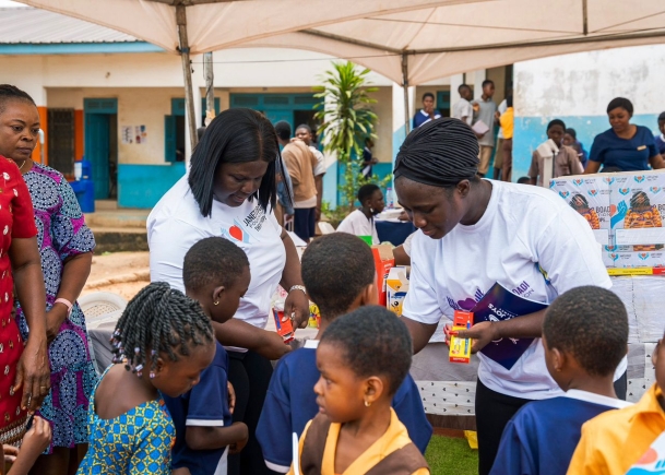 Foundation organises health screening for Ayi Mensah Basic School pupils