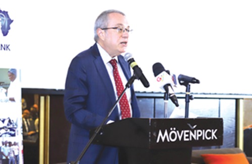 Robert Taliercio, World Bank Division Director for Ghana, Liberia and Sierra Leone, Western and Central Africa Region, delivering his remarks at the event  Picture: EDNA SALVO KOTEY 