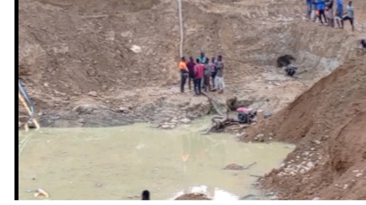 Twifo Mampong: 3 dead, one trapped, after  'galamsey' pit collapsed on five youngsters