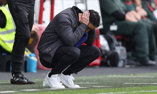 Ruben Amorim 'not concerned' about Man United future after loss to Brentford