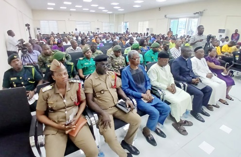 Participants in Koforidua to mark this year’s international peace day