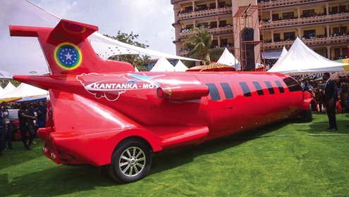 The Kantanka vehicle designed like an aircraft