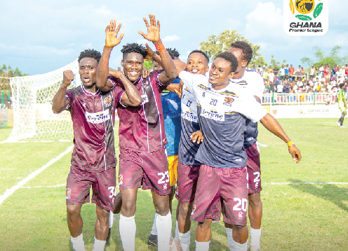 Ghana Premier League: Lions roar to top after win over Bechem United