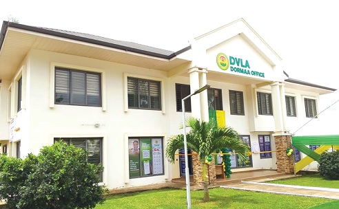 The Dormaa-Ahenkro DVLA office complex