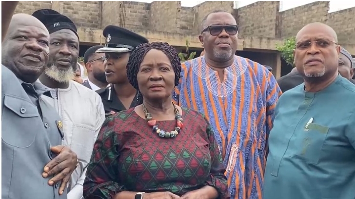 Vice President Naana Opoku-Agyemang tours markets in Ashanti