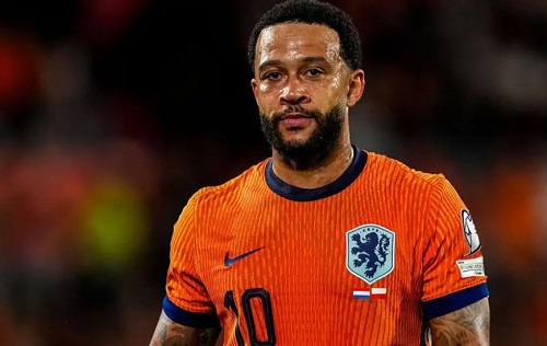 Memphis Depay made his Netherlands debut in 2013 in a World Cup qualifier against Turkey Memphis Depay made his Netherlands debut in 2013 in a World Cup qualifier against Turkey