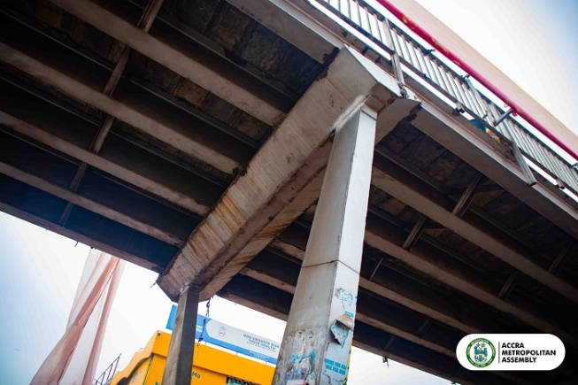 AMA closes Kaneshie footbridges over safety concerns