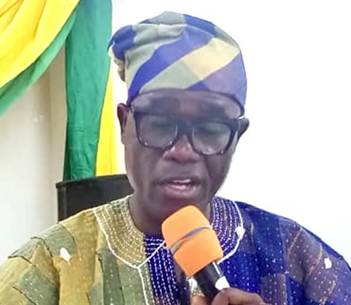 Dr Godfred Kwabena Sarpong, North East Regional Health Director, speaking at the annual  performance review forum