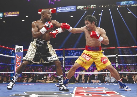 Manny Pacquiao (right) and Manny Pacquiao are ready for another epic battle more than a decade after their first clash