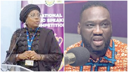 Hajia Zuwera Mohammed Ibrahimah — MP for Salaga South, Ohene Kwame Frimpong — MP for Asante Akim North