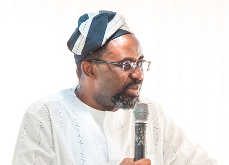 Dr Johnson Pandit Asiama — Governor of the Bank of Ghana, speaking at the business forum