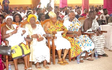 A section of the audience