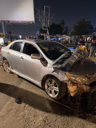 Four injured in multi-vehicle crash at Ayi Mensah involving over 70 people