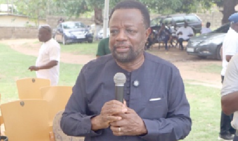 Dr John Kpikpi speaking at the event