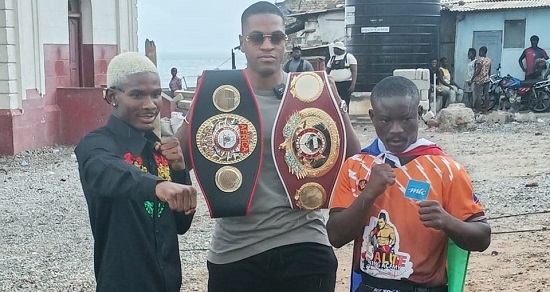 Sharaf with Allotey  and Erasmus