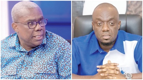 Peter Mac Manu — Chairman, Ad-Hoc Committee, Justin Kodua Frimpong —  NPP General Secretary