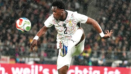 Derrick Kohn made his international debut for Ghana last month