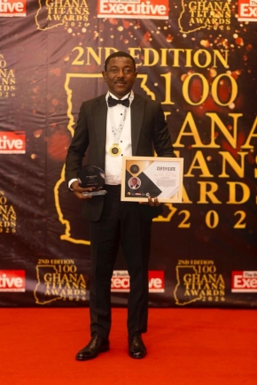 Divine Kweku Tetteh honoured at Ghana Titans Awards for safety leadership